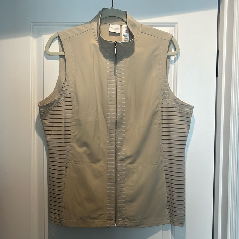 Brand new tan vest
